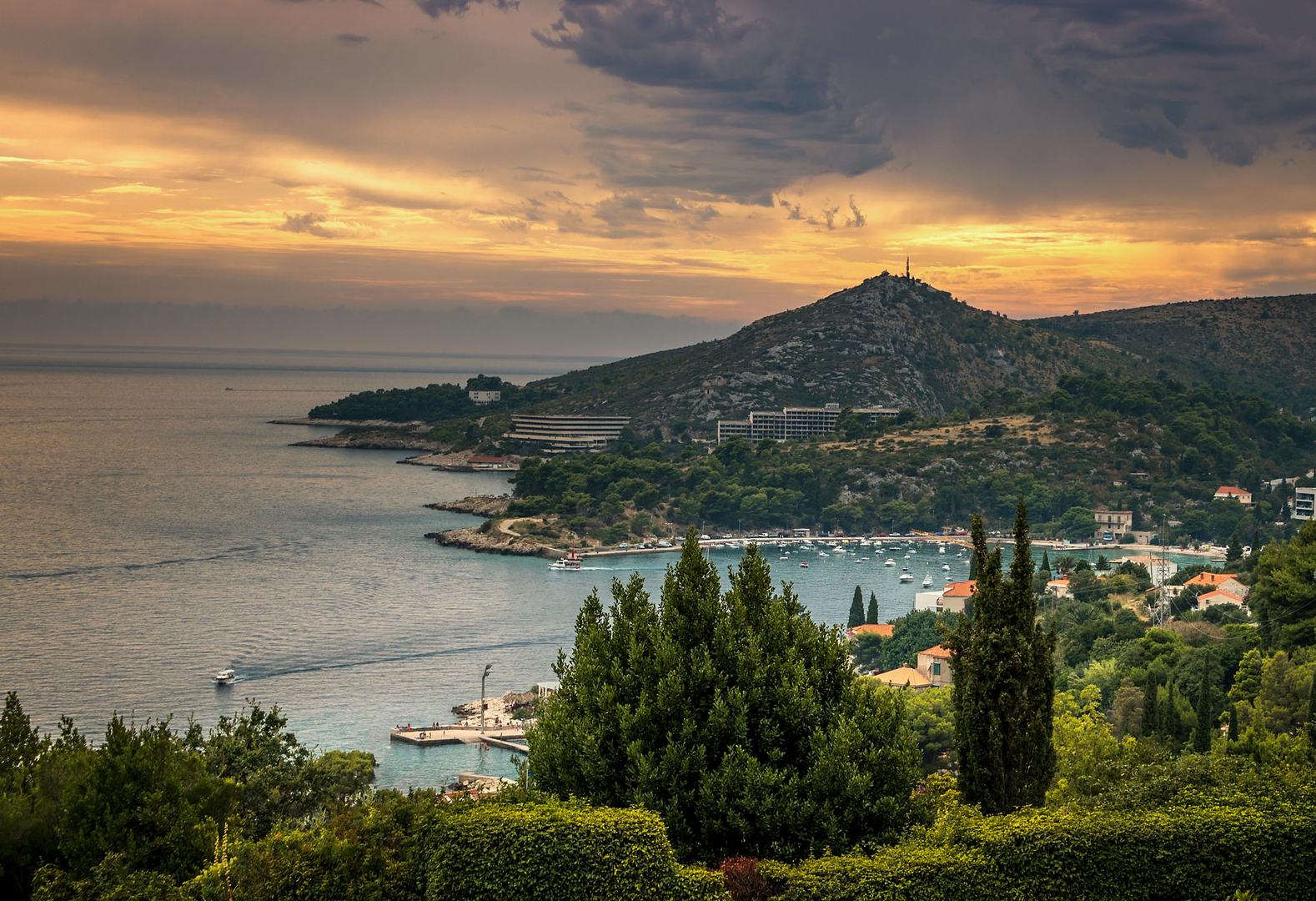 10 af de bedste steder at se solnedgangen i og omkring Dubrovnik