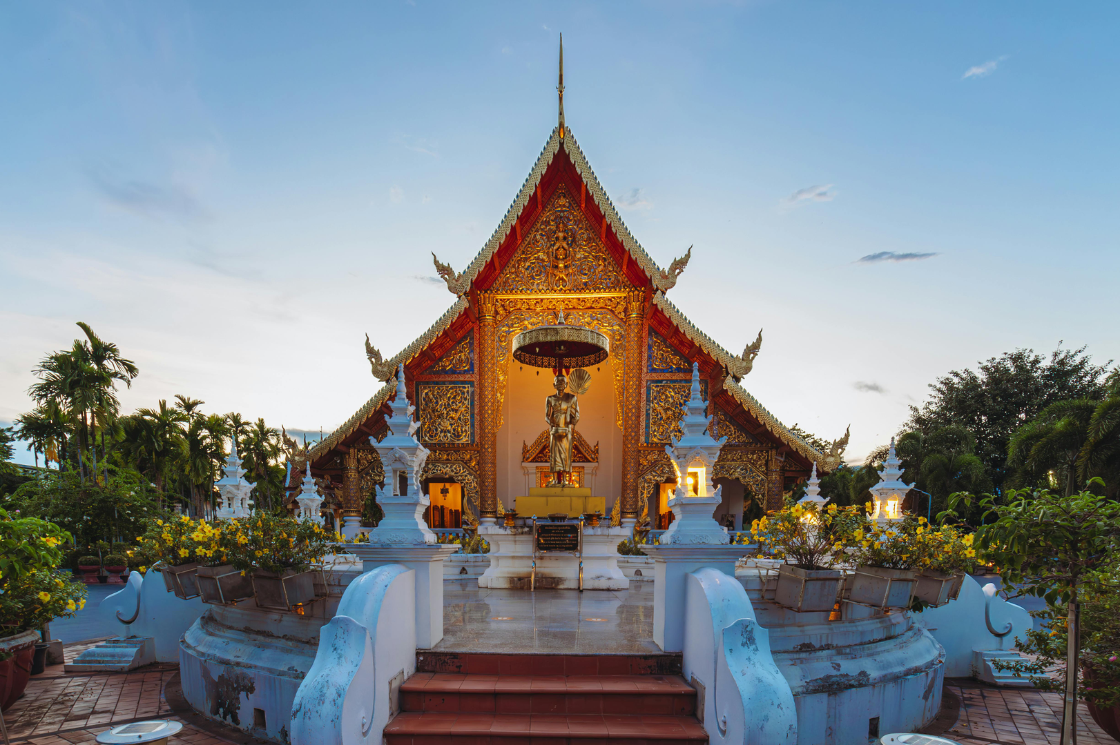 Wat Phra Singh, et ikonisk tempel i Chiang Mai