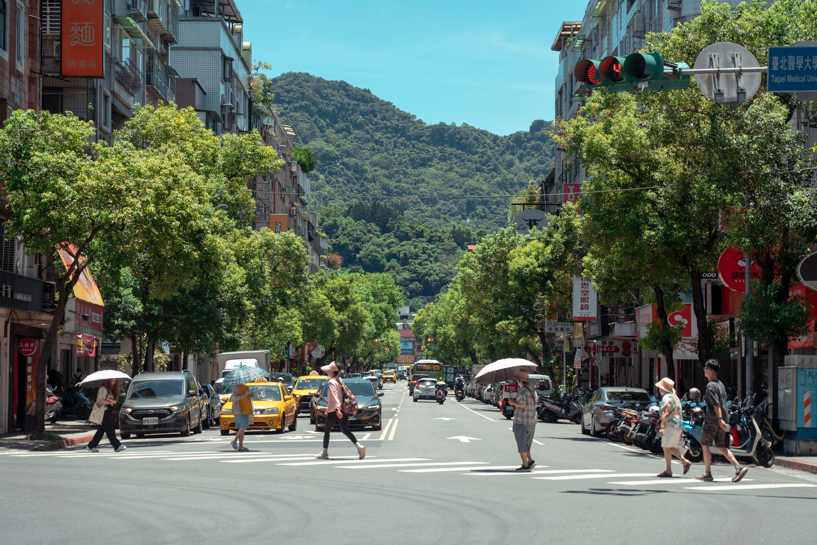 Elephant Mountain med en fantastisk udsigt over Taipei 101